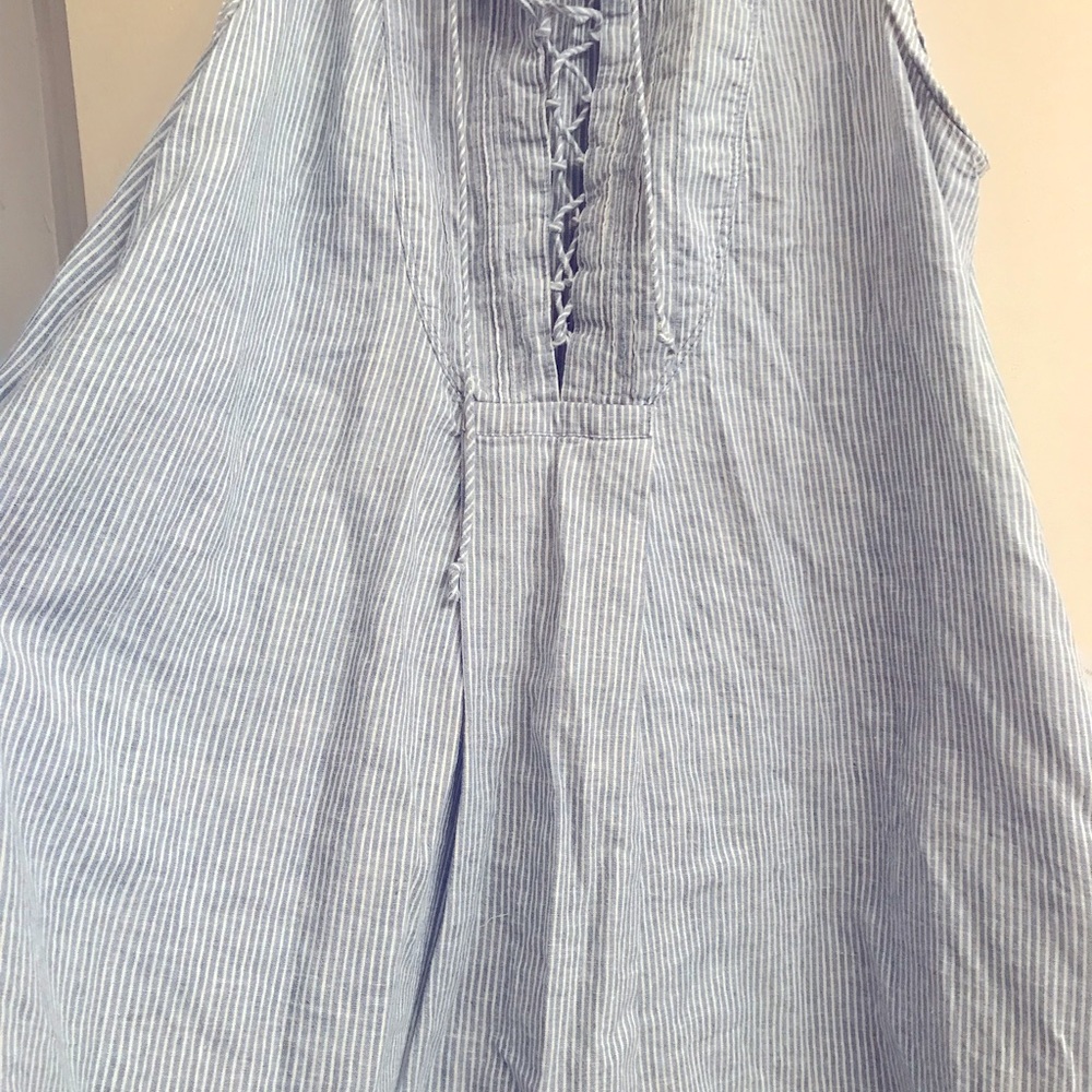 Blue & White Striped tunic/dress - Picture 2 of 6